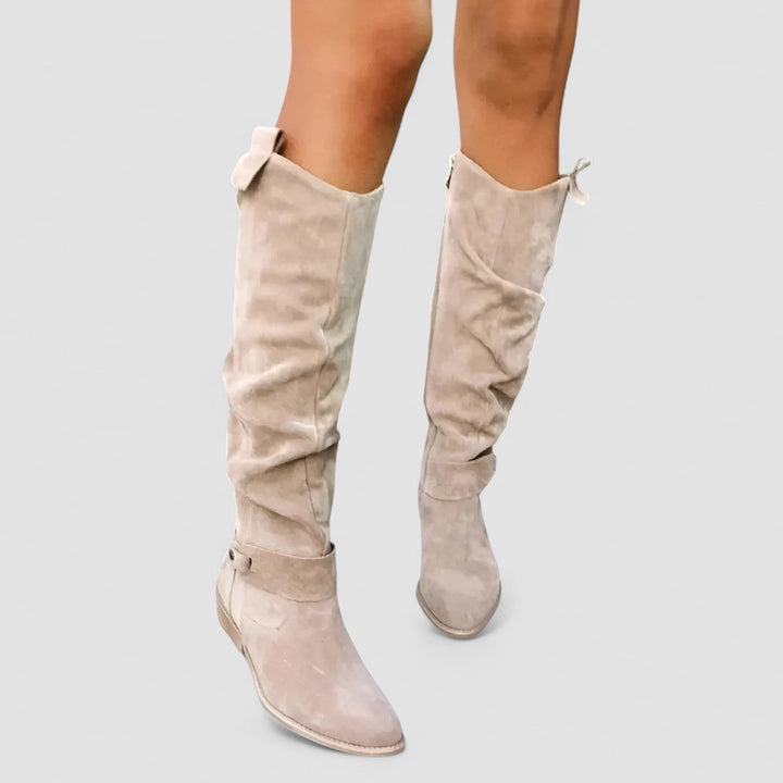 Nora Suede Tall Boot